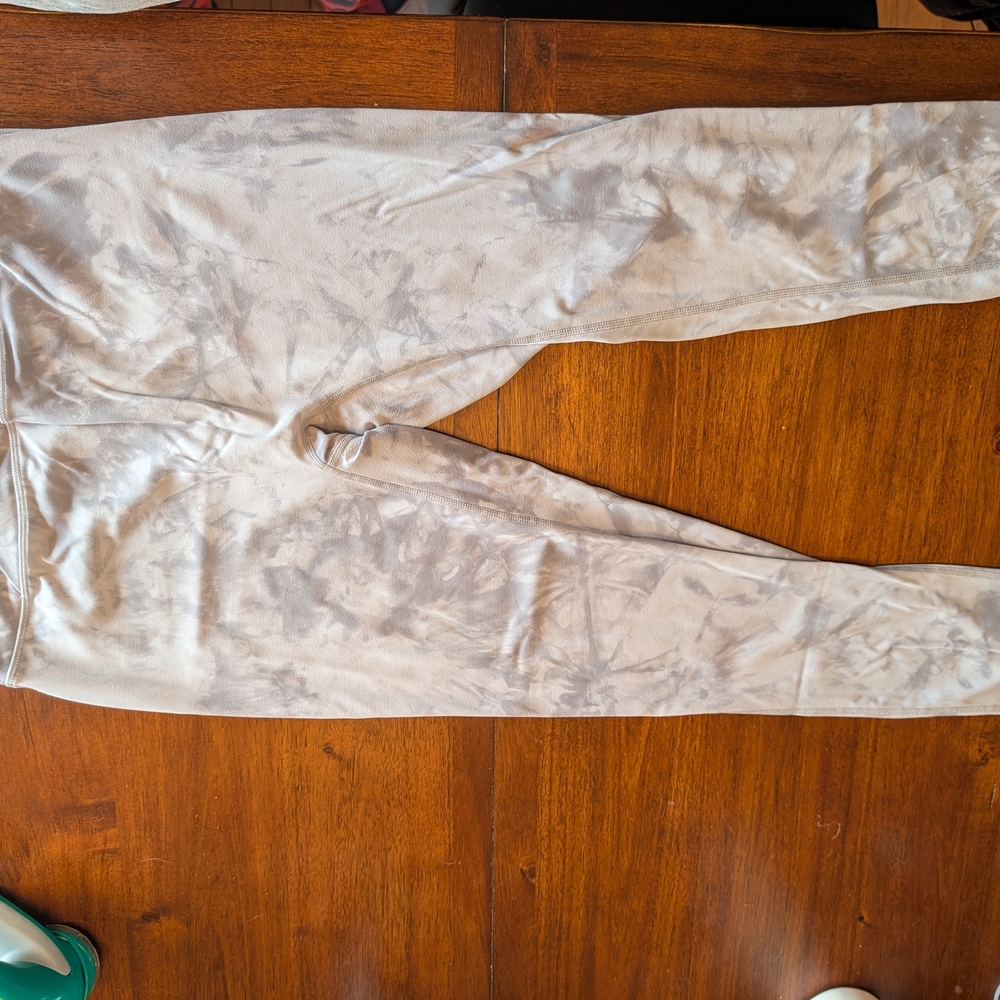 AMO Gray Tie-Dye Leggings